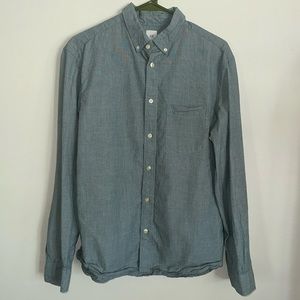 Blue/Green H&M Button-Down Men’s Shirt